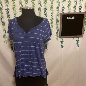 Size S Madewell Blue Striped Shirt C1
